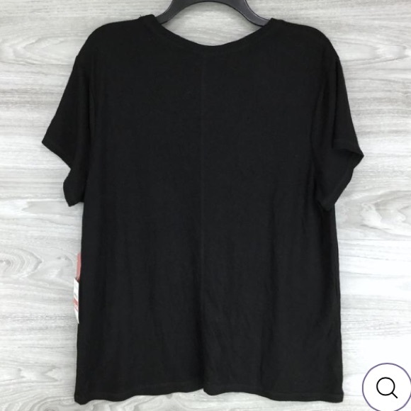 Rachel Parcell Black Knit Pajama Top Size XL - Picture 5 of 6